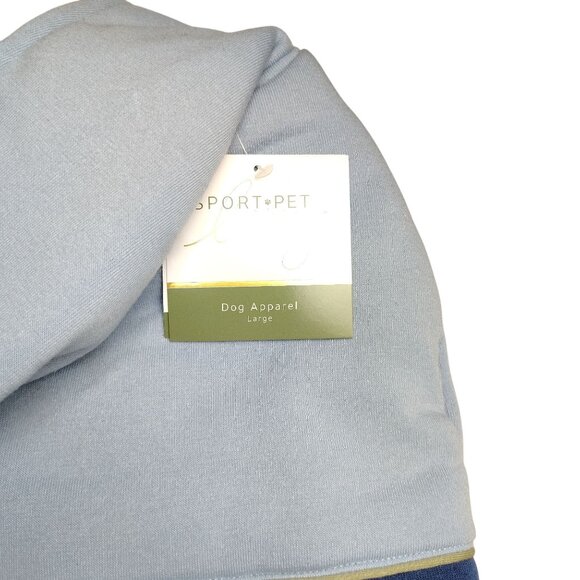 SportPet Dog Large Dual-Color Blue Pet Hoodie Jacket - Picture 5 of 7